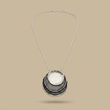 Necklace Set with Layered Discs