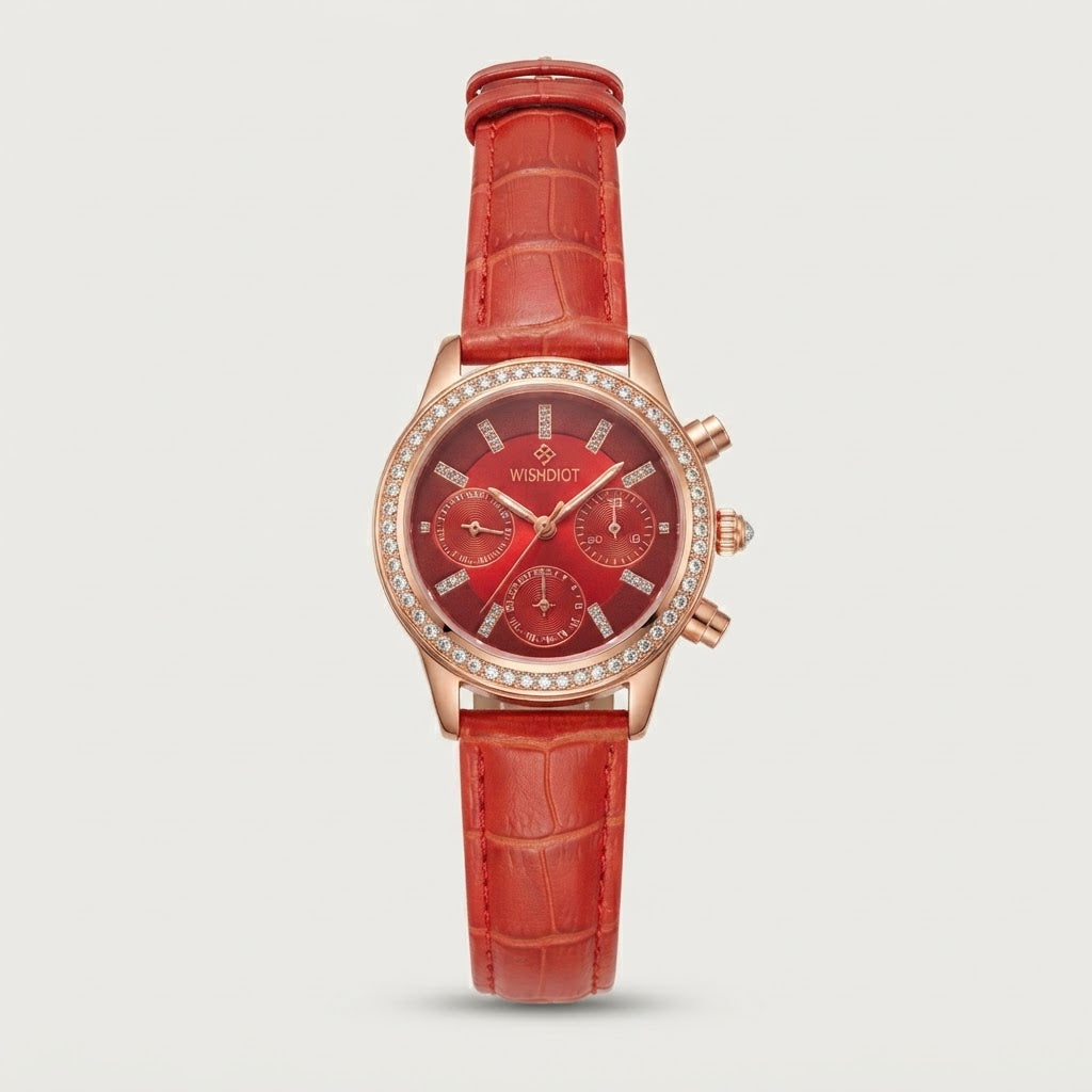 Rose Gold Multi-Dial Watch