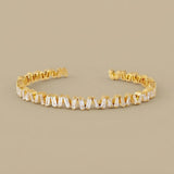 Bracelet with Inlaid Zircon Detail