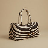 Shoulder Bag with Gold Accents