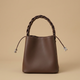 Bucket Bag with Braided Handle