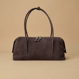 Shoulder Bag with Double Zipper