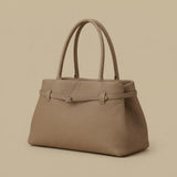 Shoulder Bag with Buckle Strap