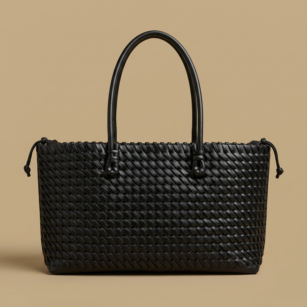 Tote Bag Oversized Woven Design