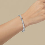 Bracelet with Inlaid Zircon Detail