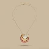 Necklace Set with Layered Discs