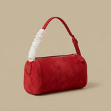 Shoulder Bag with Suede Finish II