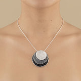 Necklace Set with Layered Discs