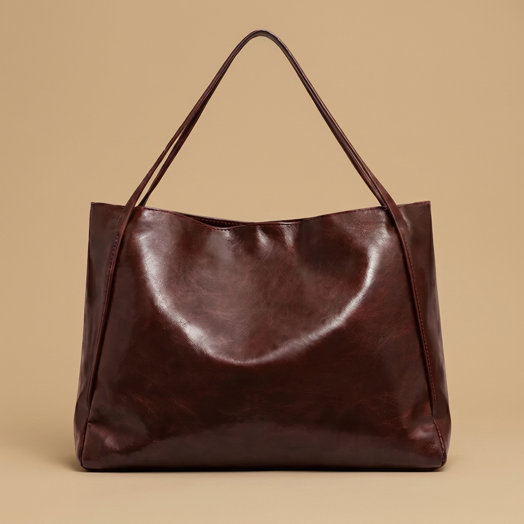 Tote Bag Slouchy Glossy Finish