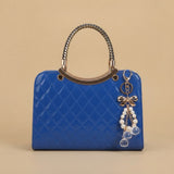 Shoulder Bag with Braided Handles