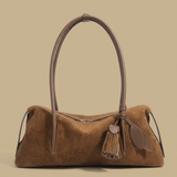 Shoulder Bag with Tassel Accent