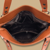 Shoulder Bag with Polished Hardware