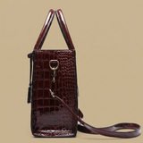 Tote Bag Croc Embossed Finish