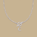 Necklace with Initial Pendant