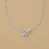 Necklace with Initial Pendant