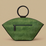 Shoulder Bag with Floral Applique