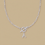 Necklace with Initial Pendant