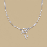 Necklace with Initial Pendant