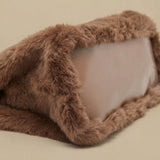 Tote Bag with Plush Texture