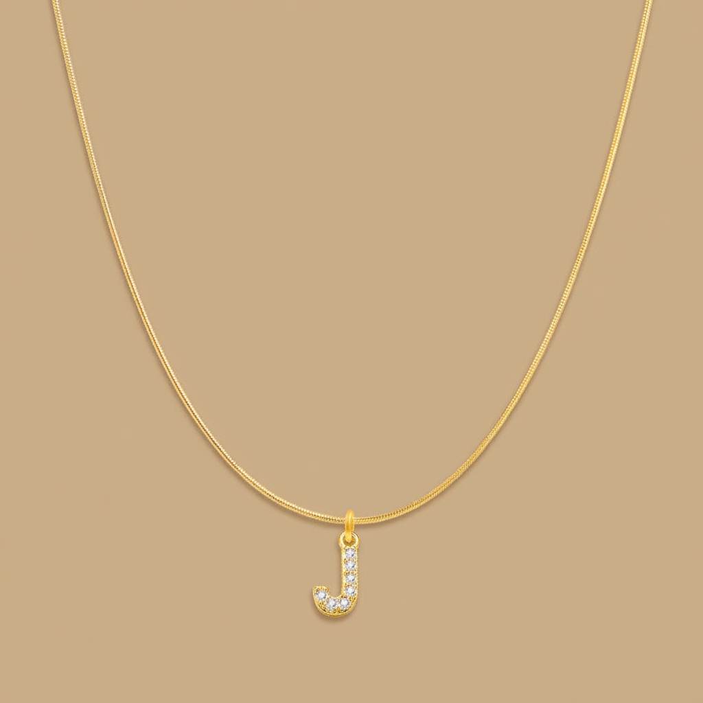 Necklace with Snake Chain Pendant