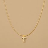 Necklace with Snake Chain Pendant