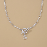 Necklace with Initial Pendant