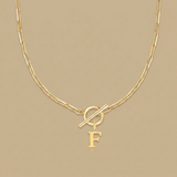 Necklace with Initial Pendant