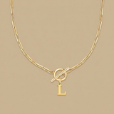 Necklace with Initial Pendant