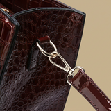 Tote Bag Croc Embossed Finish