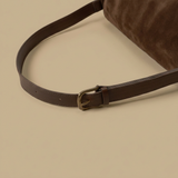 Hobo Bag with Buckle Flap
