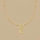 Necklace with Initial Pendant