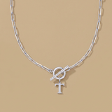 Necklace with Initial Pendant
