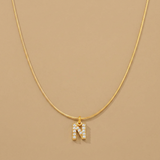 Necklace with Snake Chain Pendant
