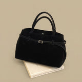 Shoulder Bag with Buckle Strap