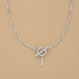 Necklace with Initial Pendant