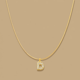 Necklace with Snake Chain Pendant