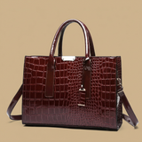 Tote Bag Croc Embossed Finish