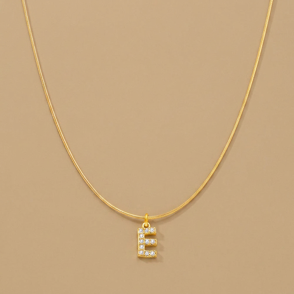 Necklace with Snake Chain Pendant