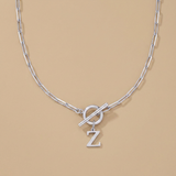 Necklace with Initial Pendant