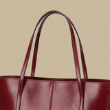 Tote Bag with Exposed Stitching