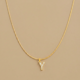 Necklace with Snake Chain Pendant