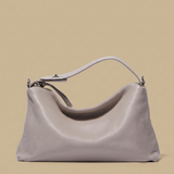 Genuine Suede Leather Tote Shoulder Bag