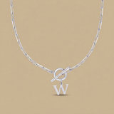 Necklace with Initial Pendant