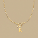 Necklace with Initial Pendant