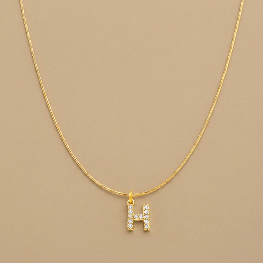 Necklace with Snake Chain Pendant