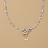 Necklace with Initial Pendant