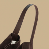 Hobo Bag with Suede Finish