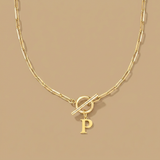 Necklace with Initial Pendant