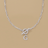 Necklace with Initial Pendant