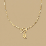 Necklace with Initial Pendant
